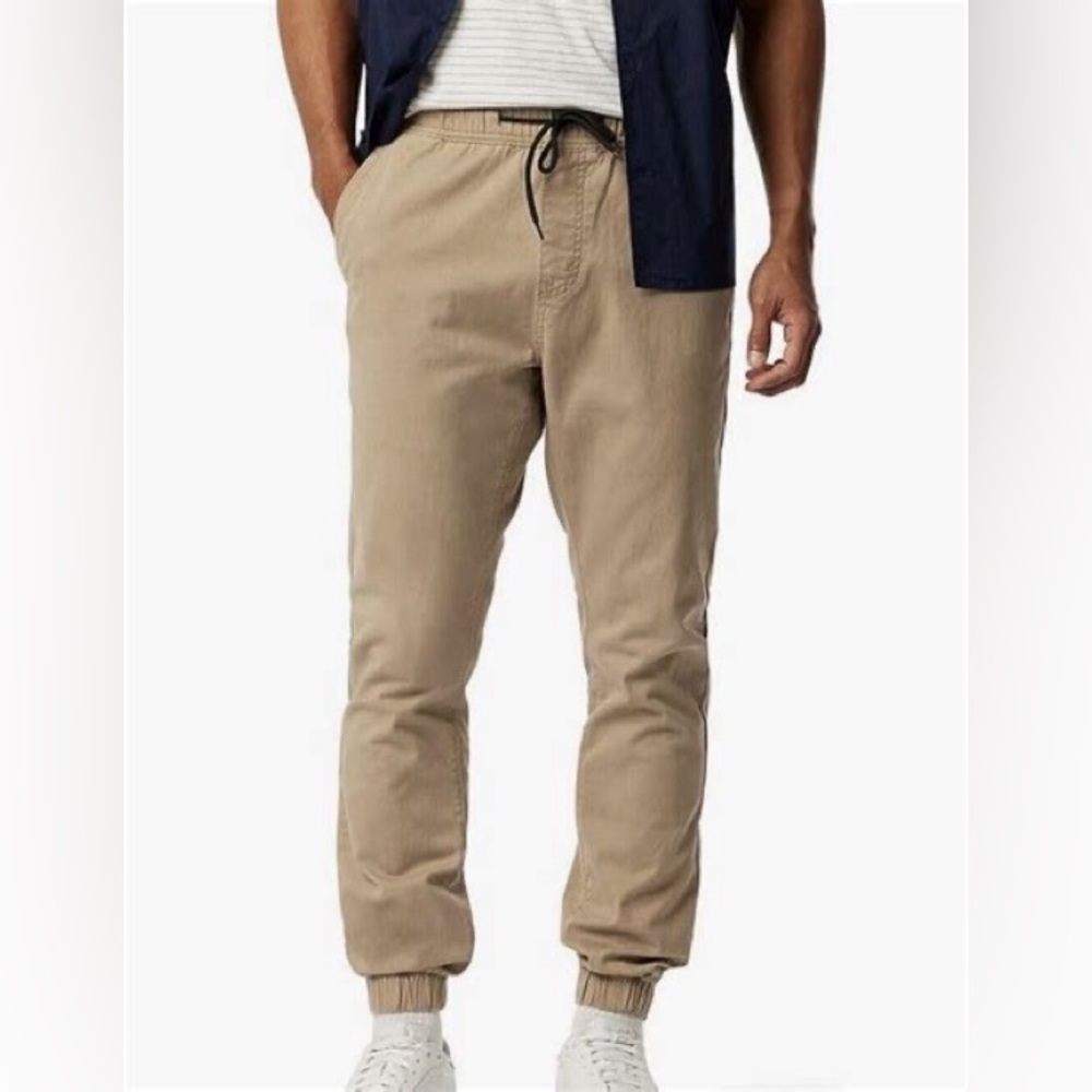 Khaki Jogger Chino Pants